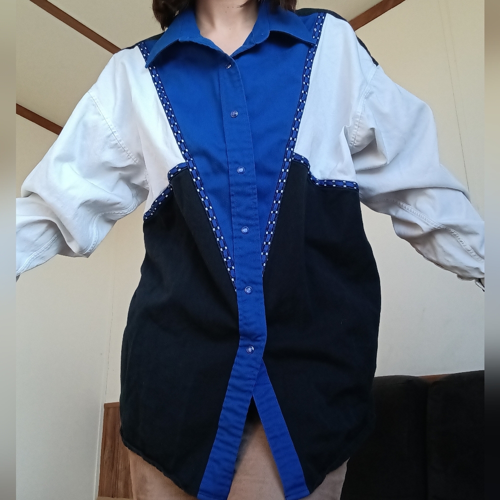Vintage Panhandle Slim Pearl Snap Button Down